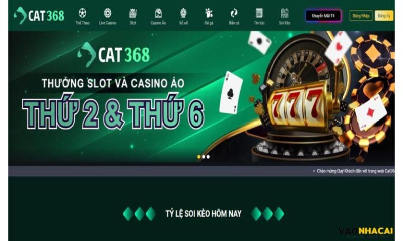 Cat368 là nhà cái hợp pháp.