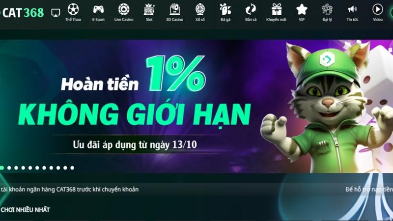 Các chương trình khuyến mãi Cat368 không thể bỏ lỡ